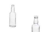 Bouteille en verre transparent de 108 ml