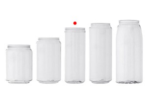 Shishe plastike (PET) 330 ml (e gjatë) transparente me kapak alumini (kërkon përdorimin e një makine mbyllëse) - 200-imazh_grup