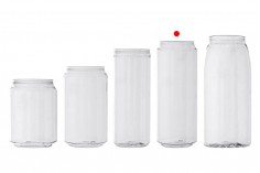 Plastikdosen für Getränke (PET) 500 ml in klarer Farbe - 100 Stück