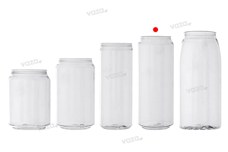 Bottle plastic (PET) 500 ml in clear color for milk, juice, beverages -100 pcs