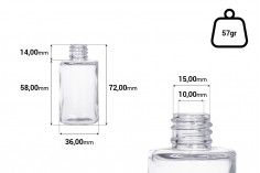 Offerta speciale! Flacone rotondo in vetro (18/415) per profumi 30ml - Da € 0,44 a € 0,22 al pezzo (ordine minimo: 1 scatola)