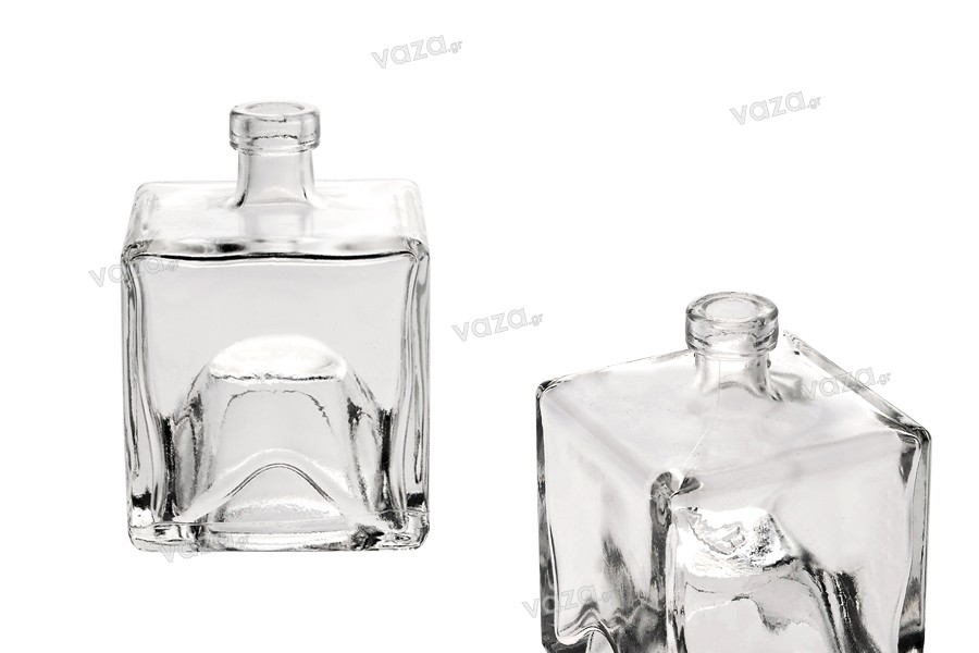 100ml square bottle for olive oil and spirits. 