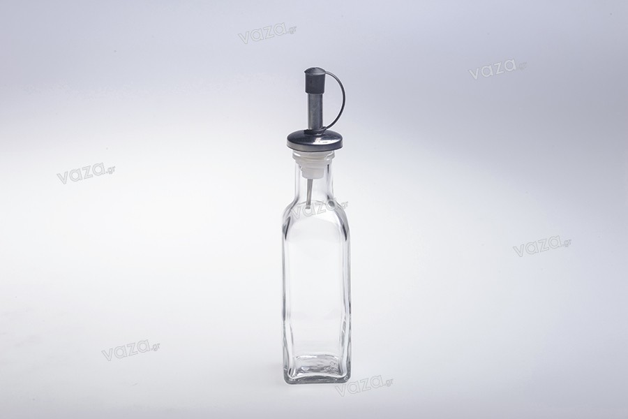 100ml marasca glass bottle for olive oil with PP24 finish
