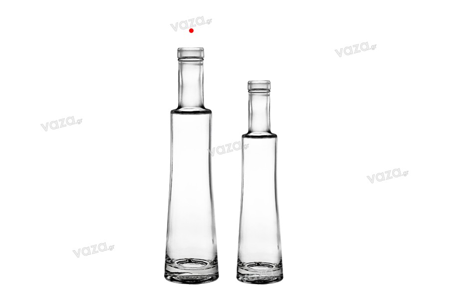 Elegant 200ml glass bottle for olive oil and spirits