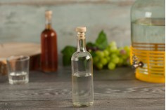 200ml glass bottle for spirits - Available in a package with 42 pieces