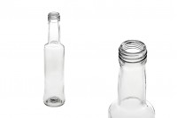 Bottle 200 ml for ouzo with spout for screw cap (PP28)
