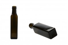 250ml Uvag marasca glass bottle for olive oil with PP31.5 mouth - available in a package with 48 pcs