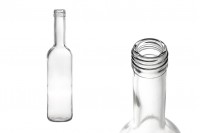 350ml glass spirit bottle with PP28 finish