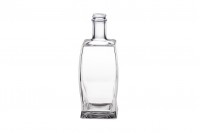 Stylish 500ml square bottle for olive oil and spirits with Gpi 28/400 neck finish