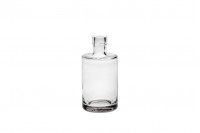 Cylindrical 500ml glass bottle for olive and spirits