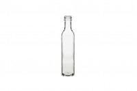 Transparent 500ml marasca glass bottle for olive oil with PP31.5 mouth - available in a package with 35 pcs