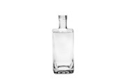 Stylish 700ml square glass bottle for olive oil and spirits