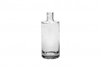 Cylindrical 700ml glass bottle for olive and spirits