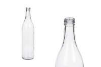 700ml Vodka glass bottle with PP28 finish