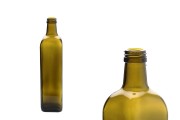 750ml Uvag marasca glass bottle for olive oil with PP31.5 mouth - available in a package with 32 pcs