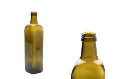 750ml Uvag marasca glass bottle for olive oil with PP31.5 mouth - available in a package with 32 pcs