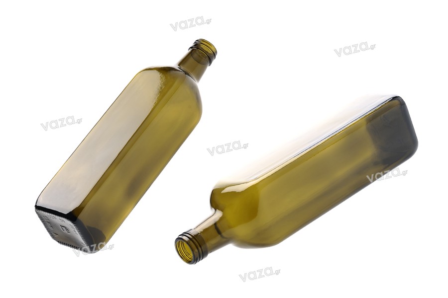 750ml Uvag marasca glass bottle for olive oil with PP31.5 mouth - available in a package with 32 pcs