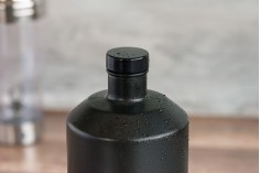 Κυλινδρικό μαύρο μπουκάλι 1000 ml Chiara *