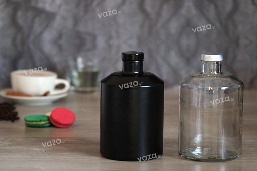Sticlă cilindrică neagră 1000 ml Chiara*