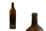 1000ml Uvag marasca glass bottle for olive oil with PP31.5 mouth - available in a package with 20 pcs