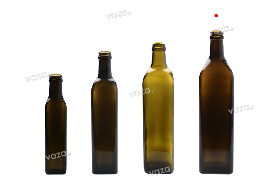 1000ml Uvag marasca glass bottle for olive oil with PP31.5 mouth - available in a package with 20 pcs