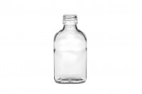 Bottle 100 ml glass flat - flask shaped