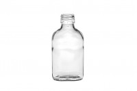 100ml flat glass flask bottle