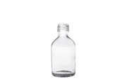 Bottiglia di vetro piatto a forma di fiaschetta da 20 ml