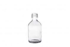 20ml flat glass flask bottle