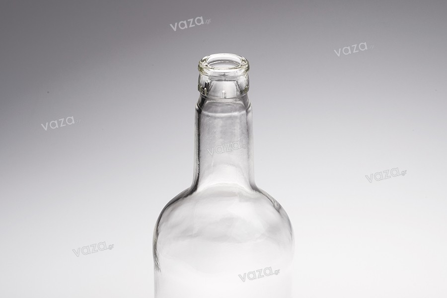 Bottiglia di vetro trasparente da 1000 ml 