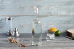 Sticlă 1000 ml transparentă, de apă și băuturi