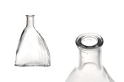 Carafe en verre pour boissons et huile d’olive de 700 ml en forme spéciale