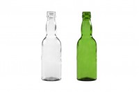 Bottle 100 ml glass round