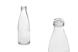 Flasche mit 250 ml Glas, transparent für Säfte und Getränke-produktbild
