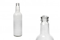 Bouteille en verre transparente de 700 ml pour eau et boissons (type Guala) - 45 pcs