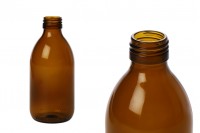 Pharmaceutical glass bottle for perfume and oils - amber - 250 ml