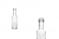 100 ml glass bottle, transparent for wine and drinks