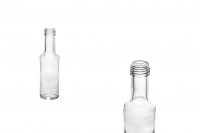 Transparent 100ml wine and spirit glass bottle