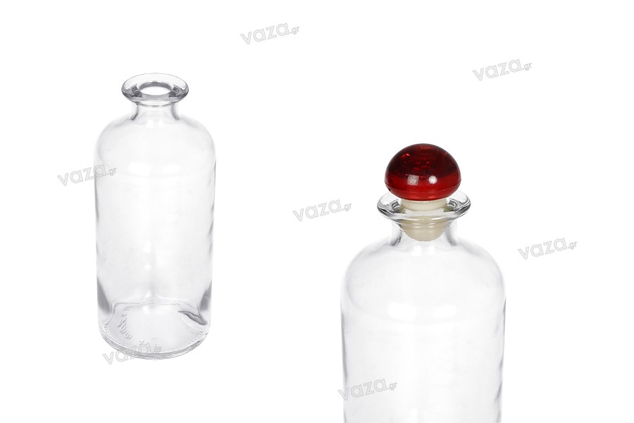 Flacon cilindric din sticlă 500 ml pentru băuturi