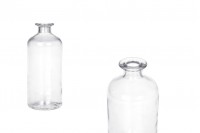 Cylindrical 500ml spirit glass bottle
