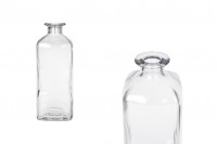Rectangular 500ml spirit glass bottle