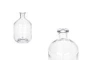 Bouteille en verre de 500 ml de forme cylindrique pour boissons alcoolisées