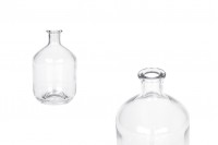 Cylindrical 500ml spirit glass bottle