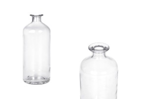 Bouteille cylindrique en verre de 700 ml pour boissons alcoolisées-1