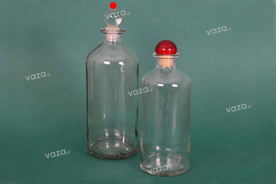 Bottiglia cilindrica in vetro da 700 ml per bevande