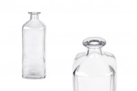 Bouteille cylindrique en verre de 700 ml pour boissons alcoolisées