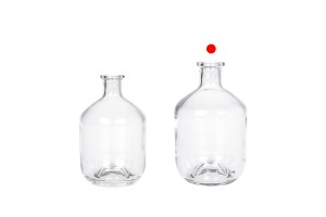 Zylindrische 700ml Glasflasche für Getränke-εικόνα_σύνθεση