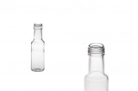 100 ml transparent glass bottle