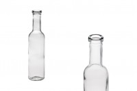 Glass bottle 200 ml transparent