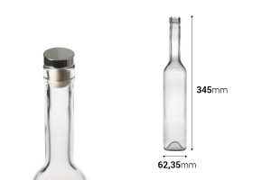 Uzo ve içecekler için 500 ml cam şişe-2